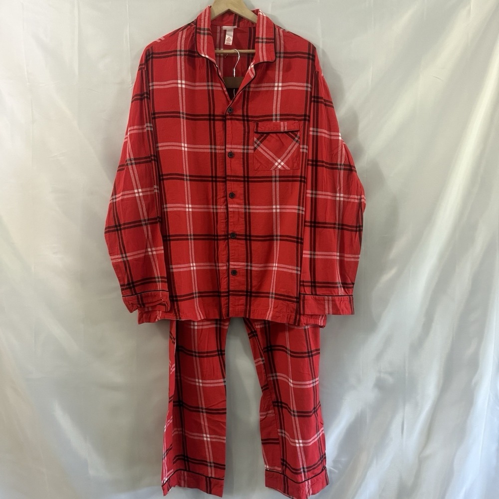Wondershop Target Christmas lounge wear Pajama Sleep Pants set Pjs XL Red Plaid